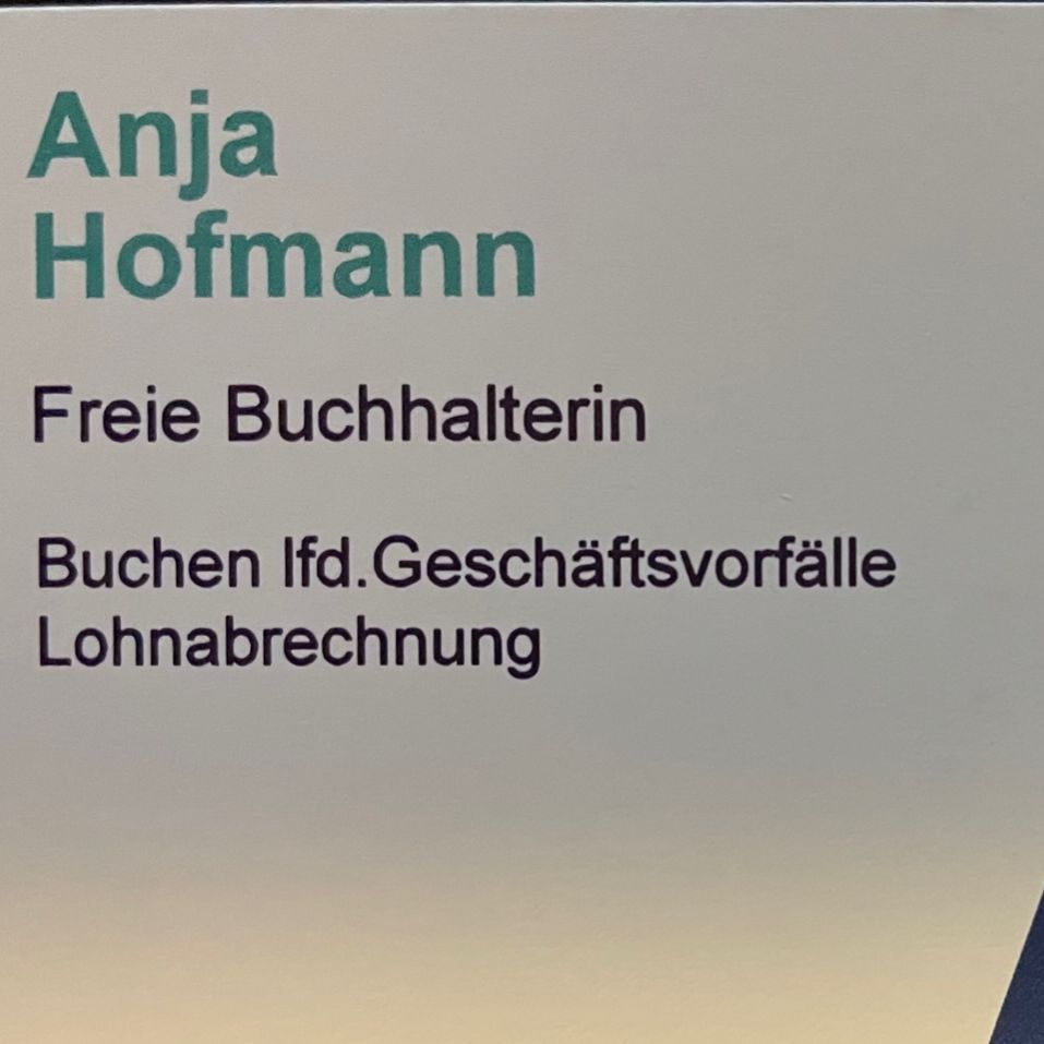 Anja Hofmann - Buchhalterin in Leipzig