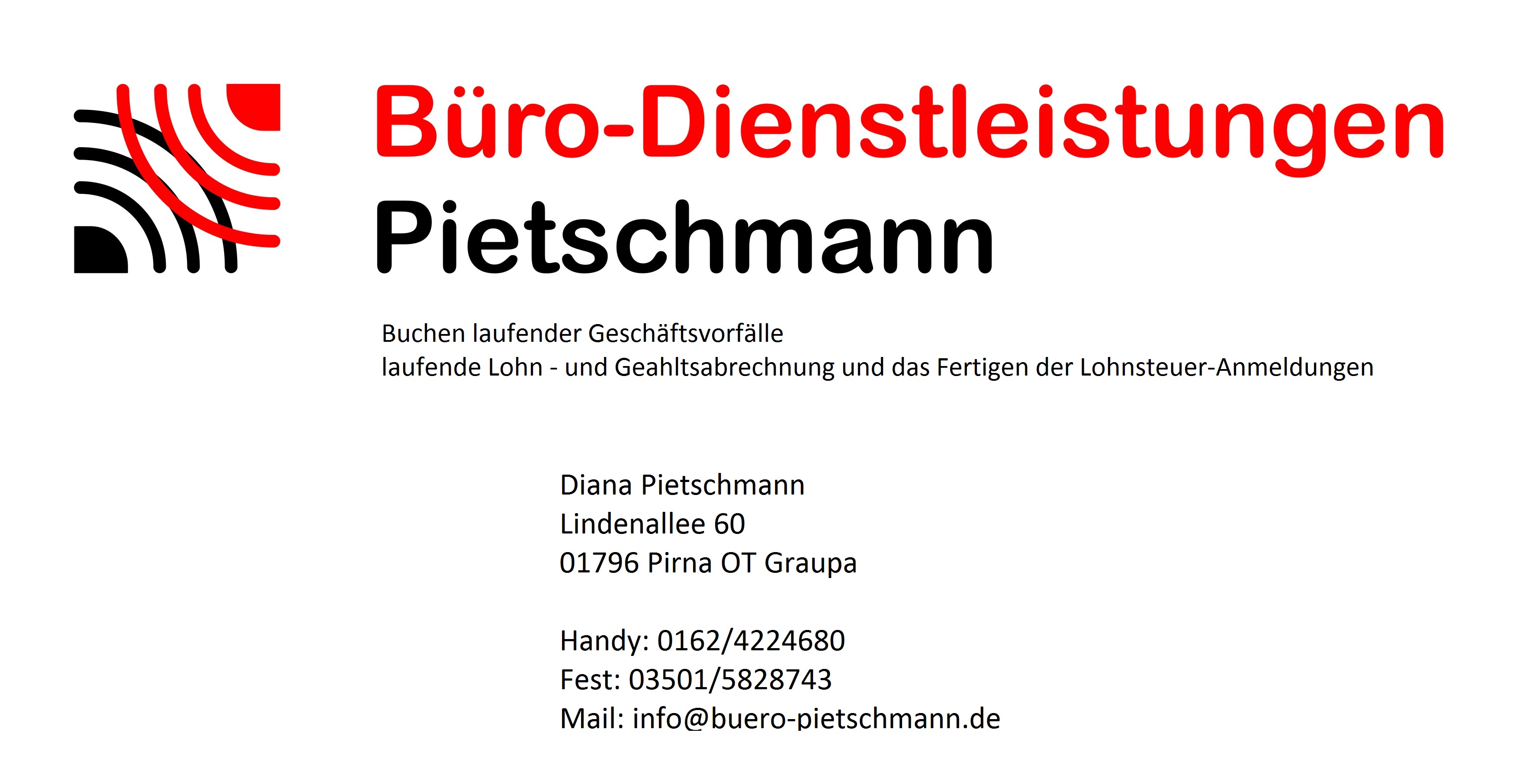 Diana Pietschmann - Buchhalterin in Pirna