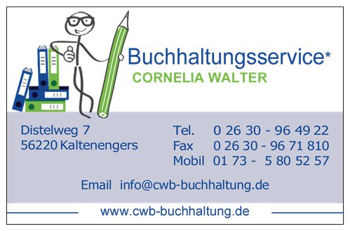 Cornelia Walter - Buchhalterin in Kaltenengers